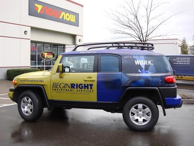 Vehicle Lettering in Morristown