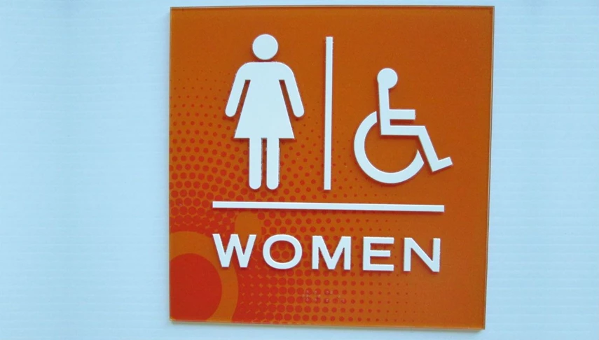 Signage for Bathrooms in Moses Lake