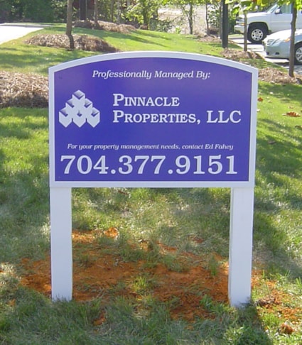 Custom Shaped Post & Panel by Signs Now Charlotte Uptown / Southend Custom Shaped Post & Panel by Signs Now Charlotte Uptown / Southend