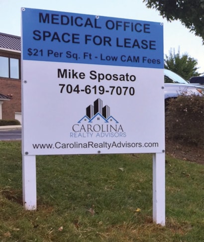 Exterior Real Estate Sign by Signs Now Uptown / Southend Exterior Real Estate Sign by Signs Now Uptown / Southend