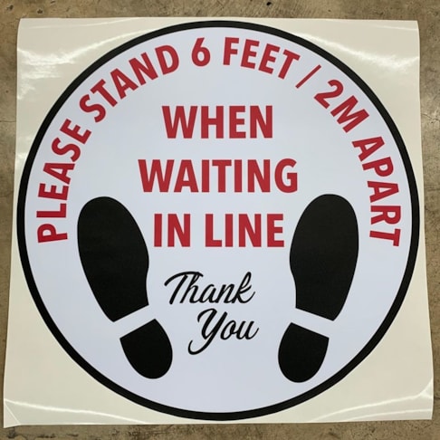 Social Distancing Signs Social Distancing Signs