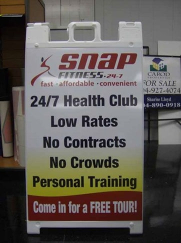 A-frame Retail Store Signs A-frame Retail Store Signs