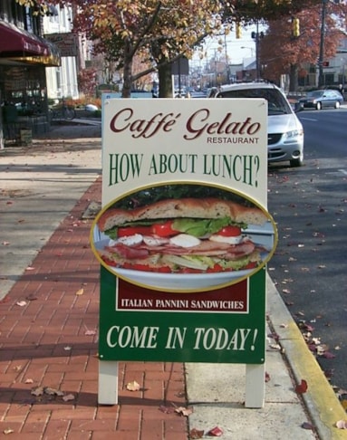 A-frame Retail Store Signs A-frame Retail Store Signs