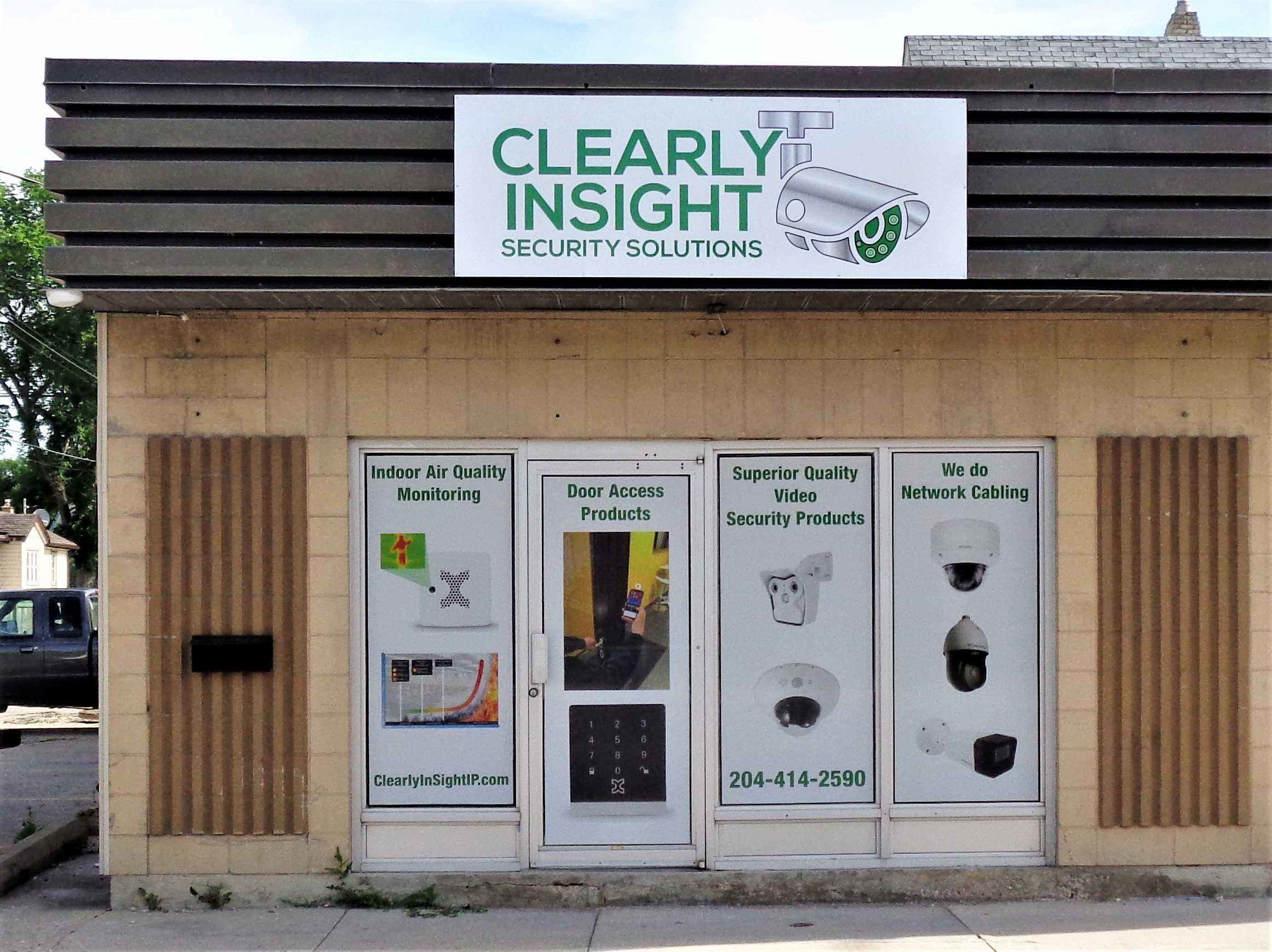 Custom Aluminum Signs Signs Now Winnipeg   Clearly Insight Building Sign 1 