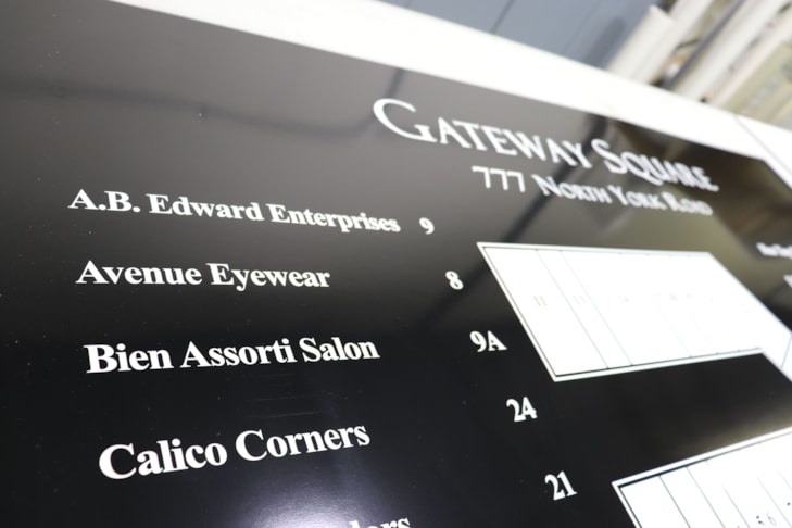 Directory Signs Directory Signs