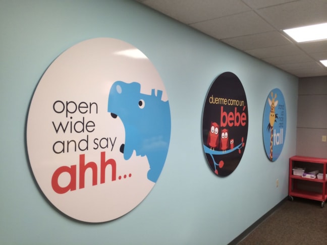 Reception Area Signs | Wall Graphics and Murals | Hospital & Medical Clinic Signs | Wichita, Kansas Reception Area Signs | Wall Graphics and Murals | Hospital & Medical Clinic Signs | Wichita, Kansas