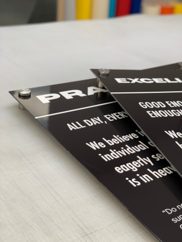 Standoff Signs | Church & Religious Organization Signs | Aluminum Standoff Signs | Church & Religious Organization Signs | Aluminum