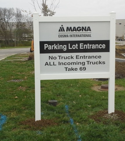 Post & Panel Signs Post & Panel Signs